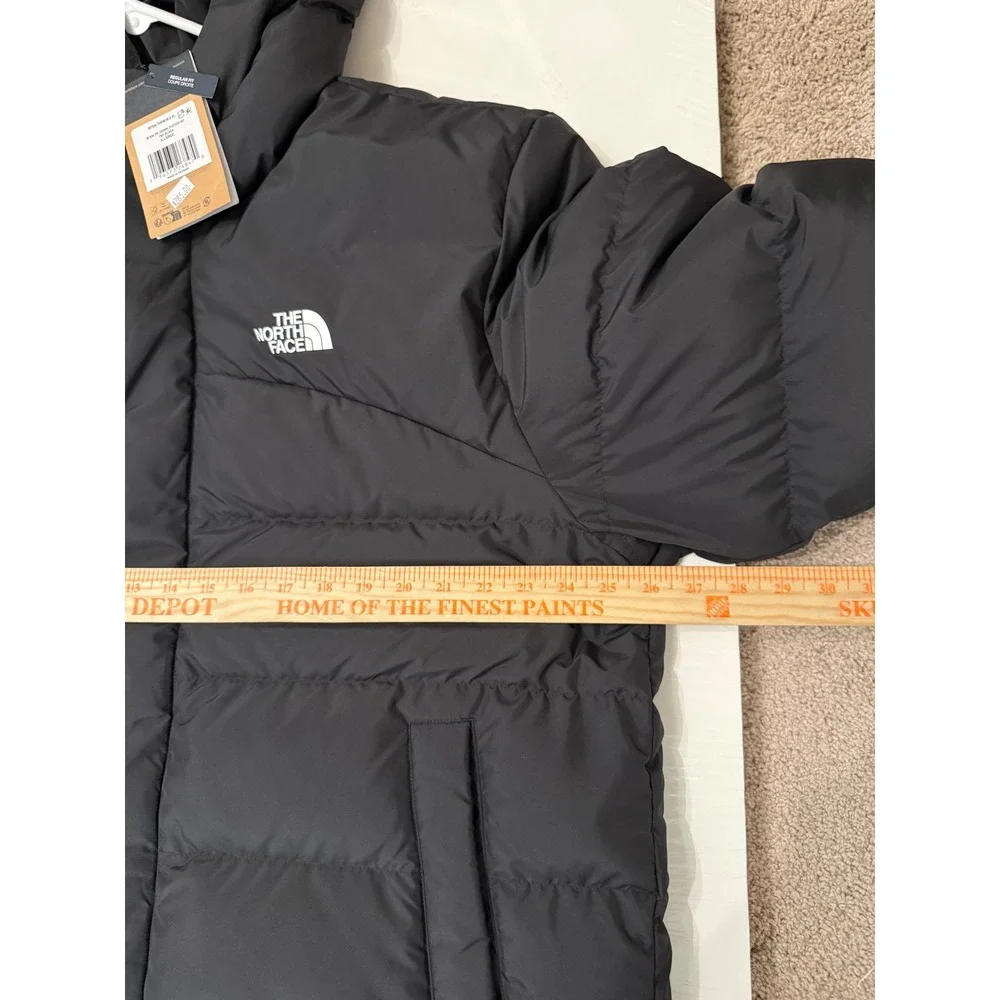 The North Face jacket face while
